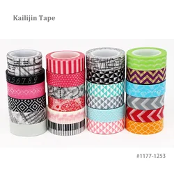 Kaliijin – ruban adhésif Washi en papier pour emballage de cadeau, ruban adhésif de décoration 
