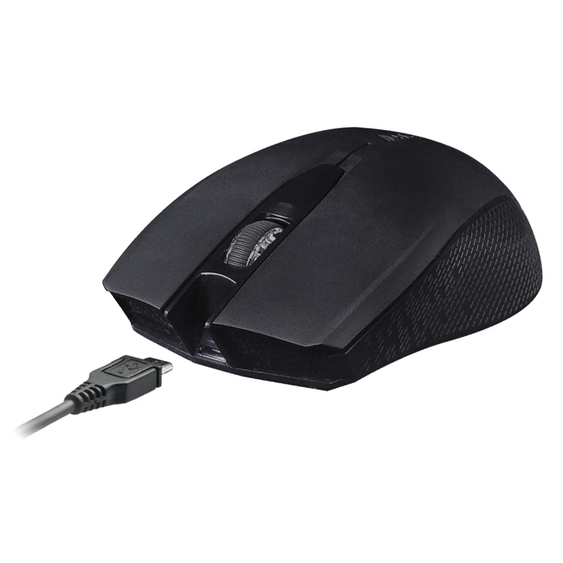 Мышь A4 G11-760N черный оптическая(1000dpi) беспроводная USB(3but