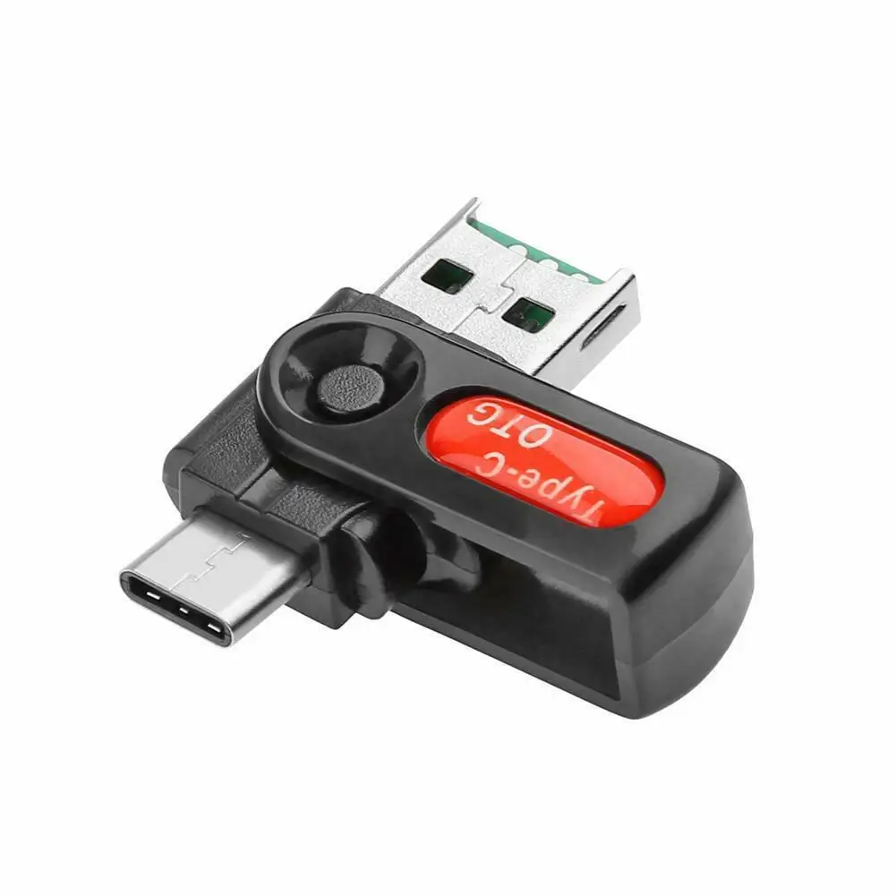 Новинка Лидер продаж кардридер usb 2 0 типа c устройство для чтения SD карт и аудио