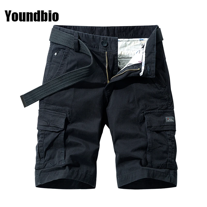 Pantalones cortos militares de algodón para hombre, Shorts tácticos holgados de talla grande 6XL, moda de verano, 2021