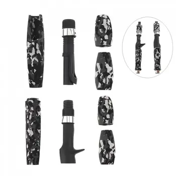 

Gray Camouflage DIY Replacement Modified Lure Fishing Rod Handle Spinning Casting Optional