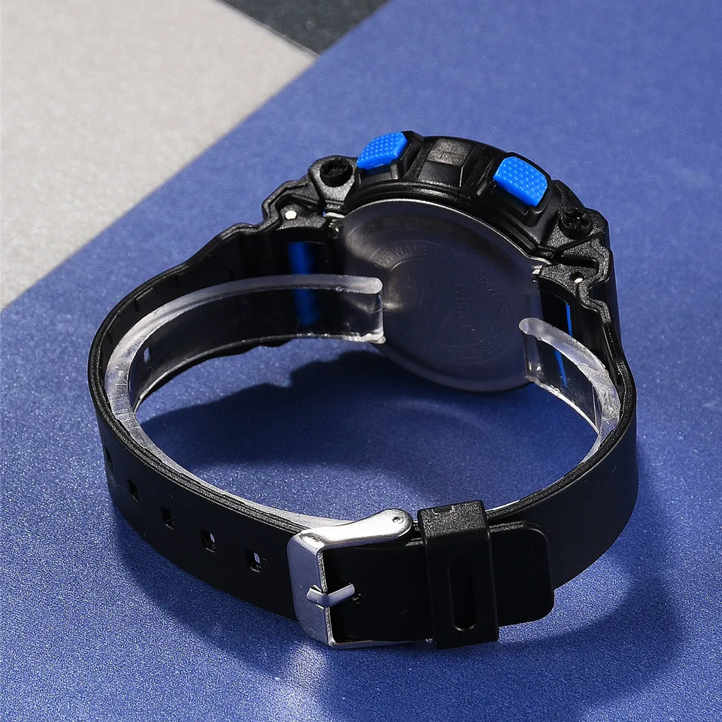 Новые модные камуфляжные часы простые мужские водонепроницаемые спортивные электронные часы детские часы для мальчиков