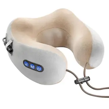 

Electric Neck Massager U-shaped Memory Foam Pillow Multifunctional Shoulder Cervical Massager Relaxing Massage Outdoor Home Car