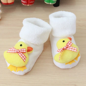 

Autumn Winter Brand New Unisex Kids Socks Newborn 3D Cartoon Plush Socks Infants Flooring Socks