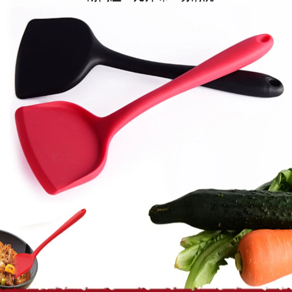  High Quality Food Grade Silicone Baking Tools Shovel Kitchen Spatula Cake Buttercream Mixer Scraper