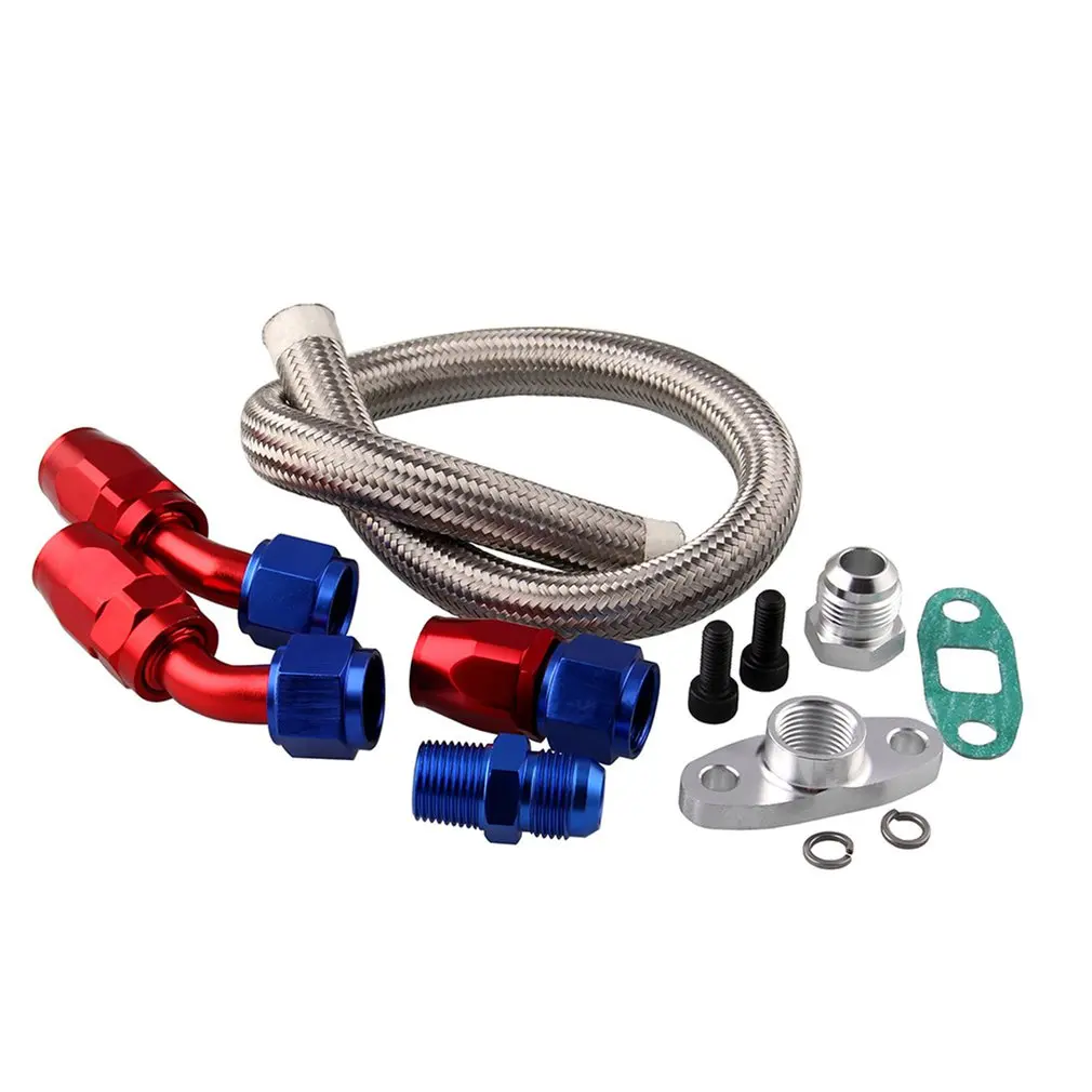 

Turbo Oil Drain Return Line Kit+10An Fitting/Adapter Turbocharger T3/T4 Hot Selling Market Trend Oil Drain Line