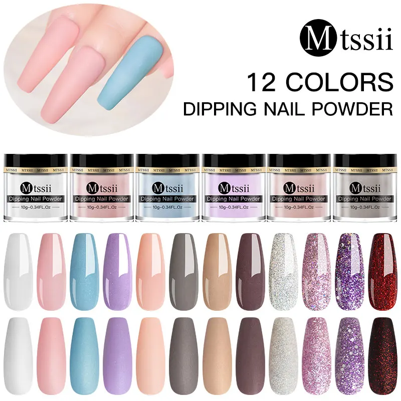 Mtssii Spring Summer Series Powder Set Pure French Dipping Nail Glitter Without Lamp Cure Dip Oversea Warehouse | Красота и здоровье