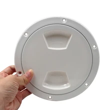 3 шт. 5 дюймов 12 см палубная пластина водонепроницаемый осмотр люка крышка винта тип крышки для Каяка лодки Рыболовные такелаж, белый