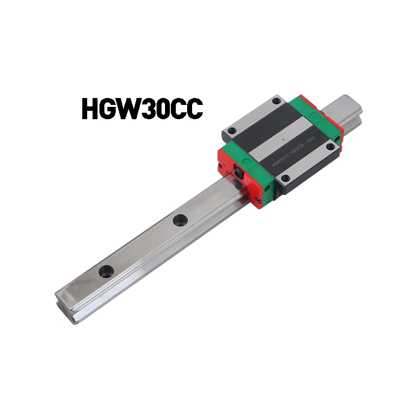 HGW30CC части ЧПУ рельсовая направляющая каретка Фланец Блок Квадратный Блок HGR30 линейные направляющие подшипник стальной линейный рельсовый блок