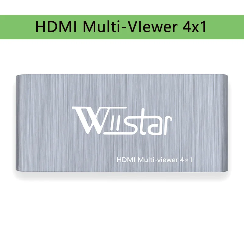Wiistar HDMI AHD SDI мультипросмотр 4x1 HDMI/AHD/SDI 4 в 1 выход коммутатор 4X1 поддержка 1080P для