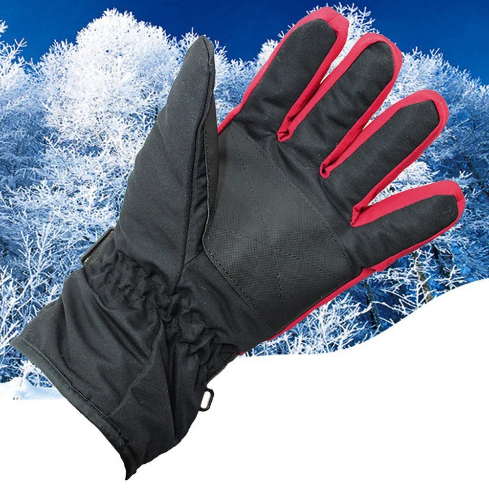 Мужские зимние теплые-30 ℃ водонепроницаемые ветрозащитные снежные теплые уличные лыжные спортивные перчатки лыжные перчатки Новые спортивные аксессуары
