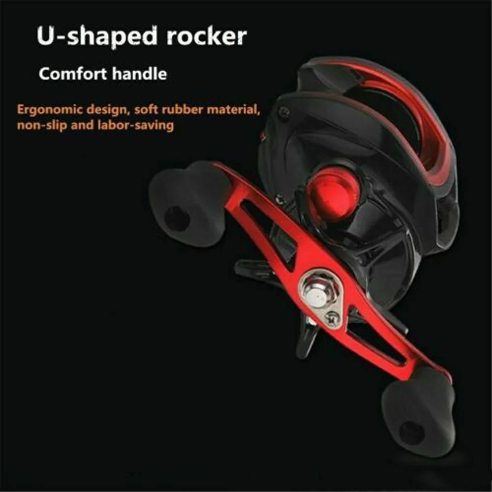 

1pcs High Speed Ratio Fishing Reel 8.1:1 Multi-Bearing 18+1BB Smooth Drop Wheel