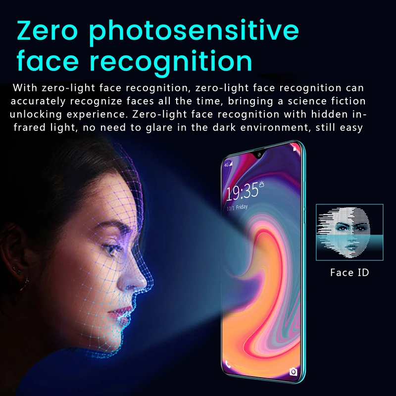 R30 Pro Smartphone Android 4G Cellphones 6.3 Inch Dual Sim Unlocked Mobile Phone Water Drop Screen