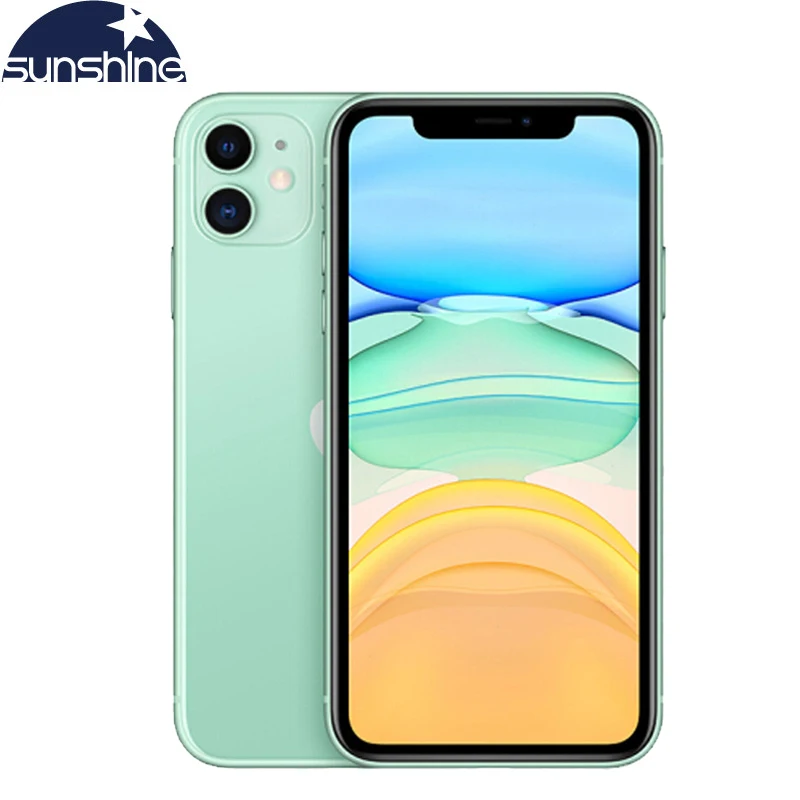 Смартфон iPhone 11 Оригинальный разблокированный жидкий дисплей 6 1 дюйма Retina A13 Bionic