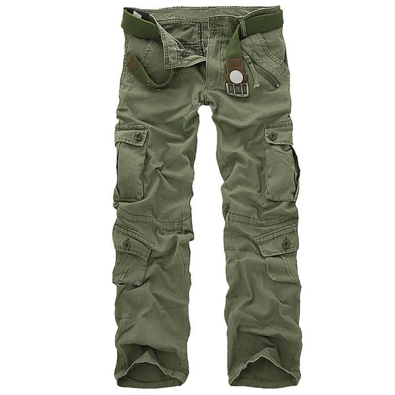 Man Military Pants Streetwear Casual Multi-pocket Overalls Loose Style Trousers Men Fashion Cargo Camouflage Pants Men Clothes