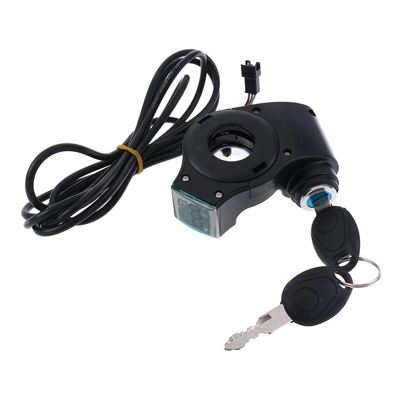 E-bike Thumb Throttle Electric Bicycle DC0.8V-4.2V Voltage Display with Key Lock