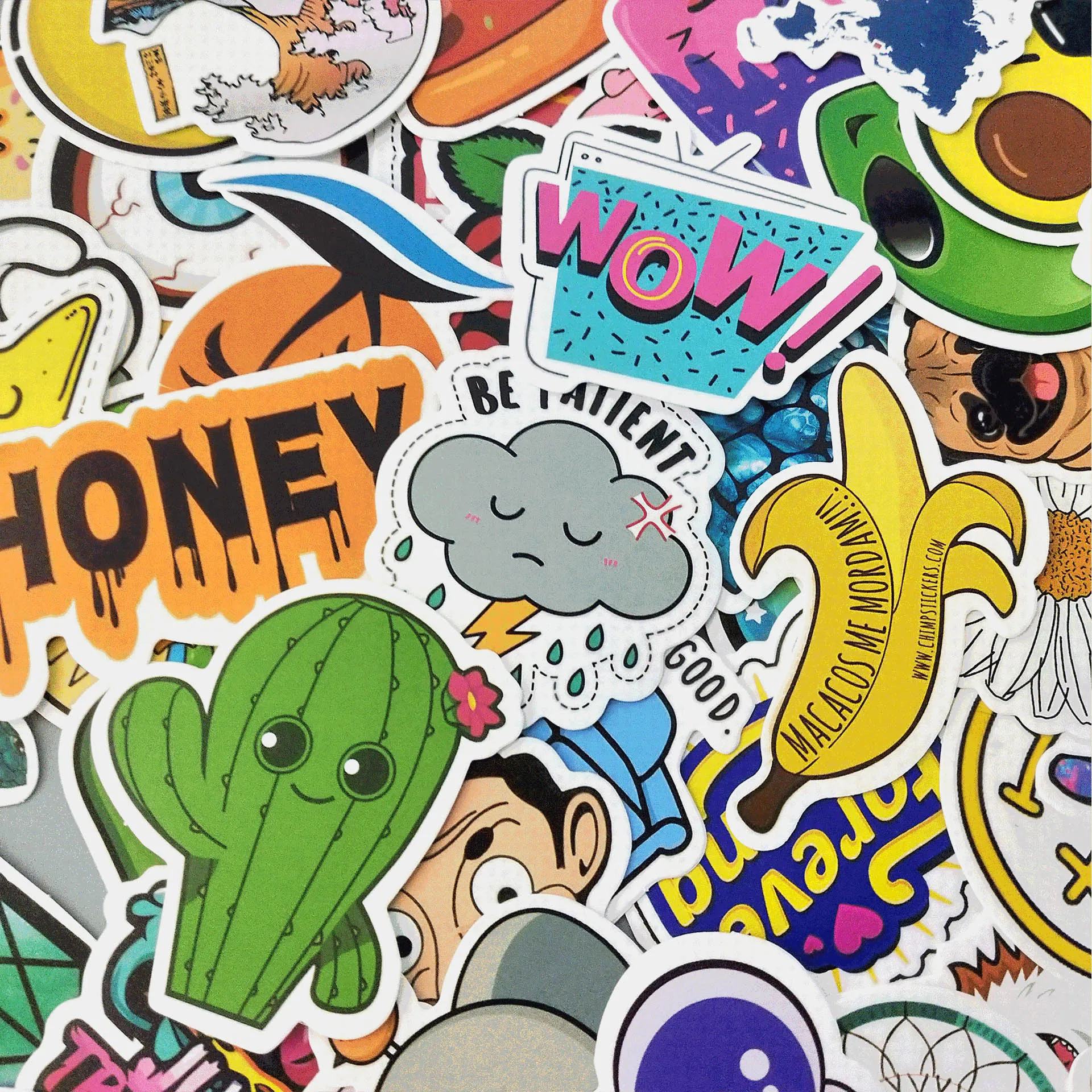 25 шт. Ретро наклейка «Путешествие» с изображением фруктов и животных из мультфильма «авокадо лимон» «сделай сам» для чемодана, багажа, ноутбука, скейтборда, автомобиля