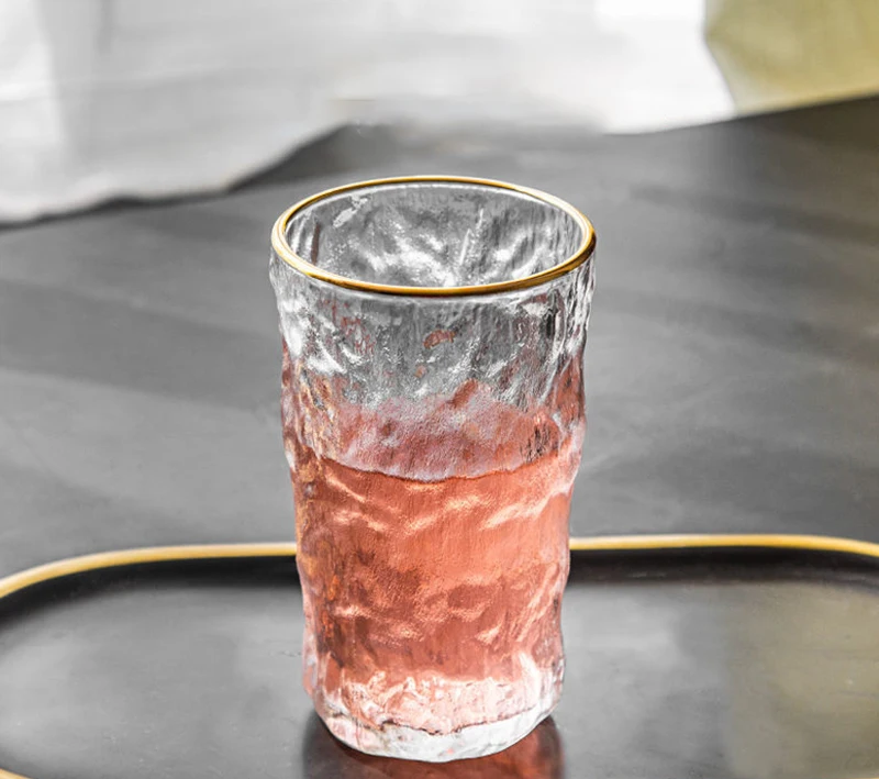 Frosted Glass Cup Glacier Tumbler Lead-Free Heat Resistant Transparent Crystal Multi Pattern Drinkware 22 Frosted Glass Cup Glacier Tumbler Lead-Free Heat Resistant Transparent Crystal Multi Pattern Drinkware