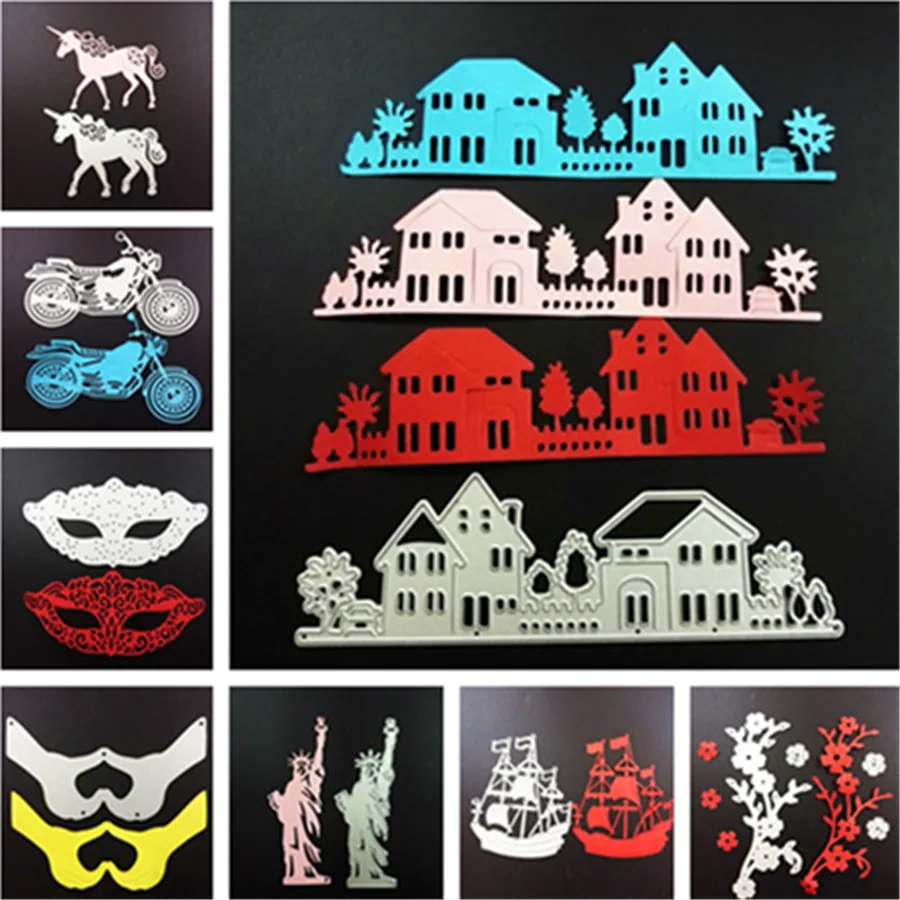 DIY альбом бумажные карты металлические режущие штампы для трафареты