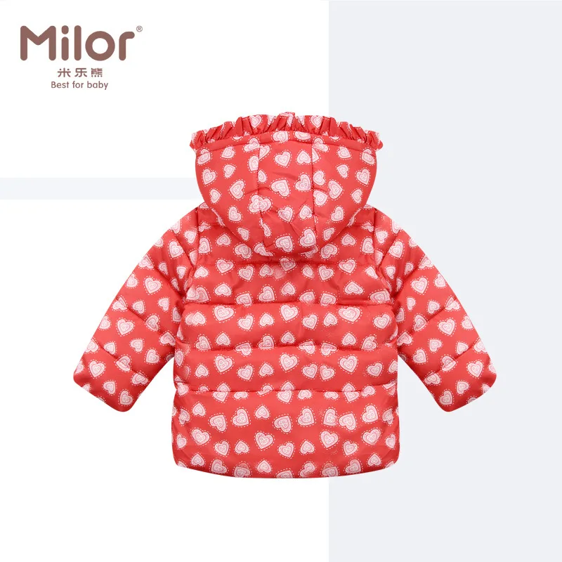 

Platinum Reese Female Baby Cotton Coat with Hat Padded 0-3-Year-Old Clothes for Babies Autumn And Winter M2s4117d