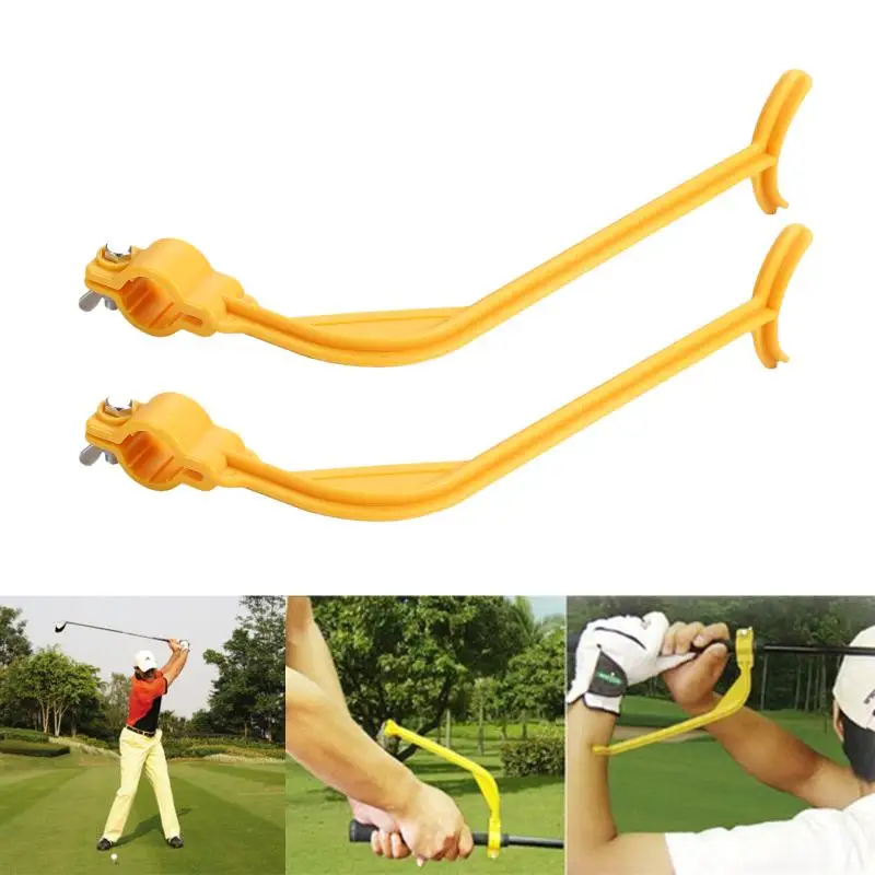 

Practice Guide Golf Swing Trainer Beginner Alignment Golf Clubs Gesture Correct Wrist Training Aids Tools Golf Accessories