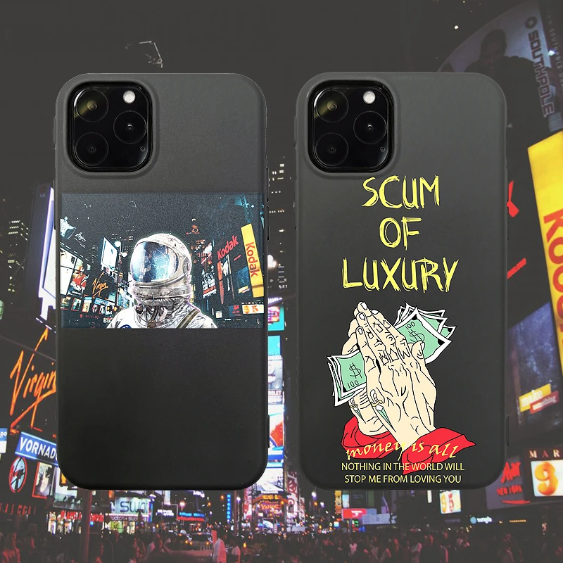 Чехол для телефона с изображением астронавта Iphone X 11 pro Xs Max Xr 10 8 7 6 6s Plus|Бамперы| |