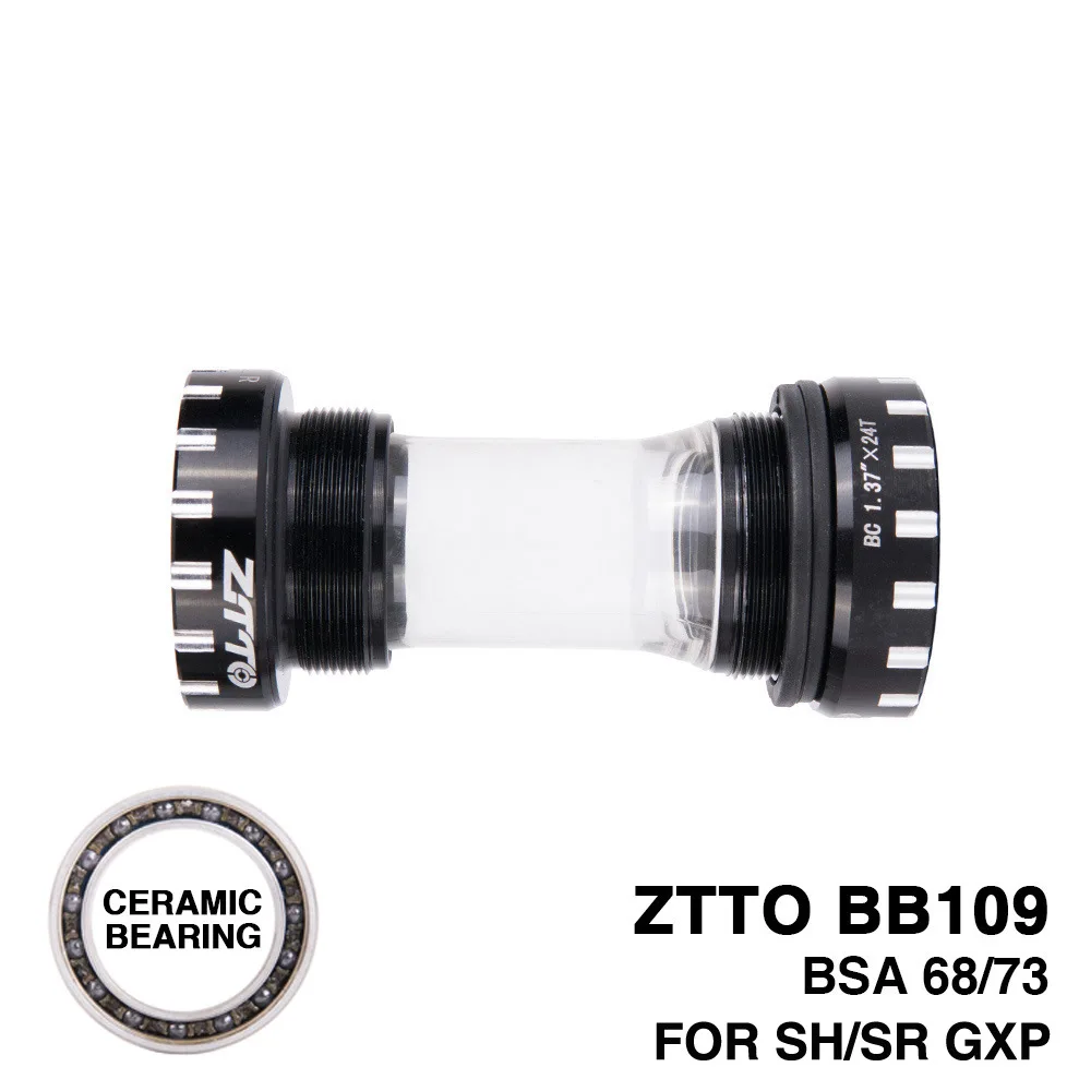 ZTTOMTB дорожный велосипед Винт-в Нижний Кронштейн для BSA68 ISO 73 BSC BSA керамический Palin велосипед 24mm22mmGXm8000 Нижний Кронштейн DA R8000