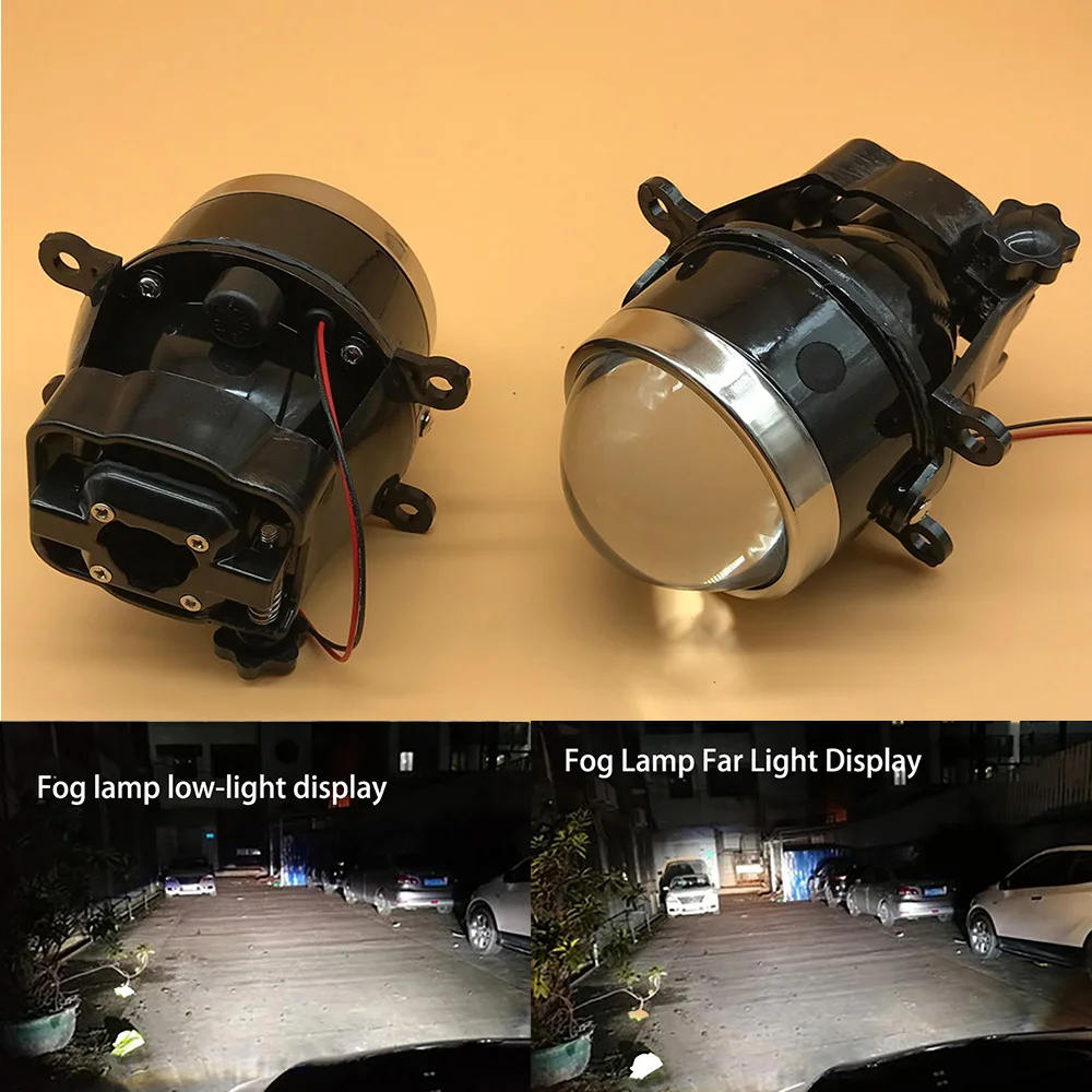 

LED Xenon H11 lens Fog Lamps Lighting Lights Automobile refitting For Mitsubishi L200 OUTLANDER 2 PAJERO 4 GALANT Grandis