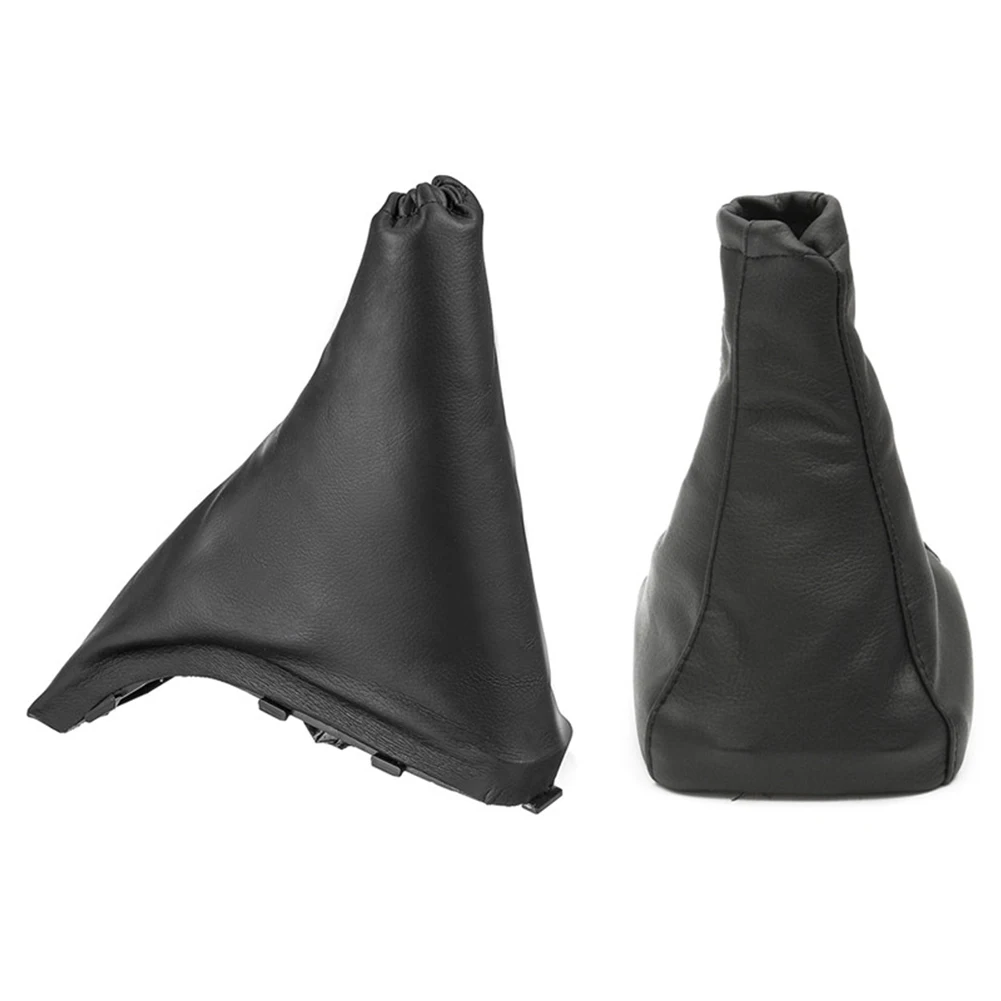 For Astra G 1998-2004 Pu Leather Handbrake Gear Shift Stick Boot Gaiter Gaitor Cover Coupe 2000-2004