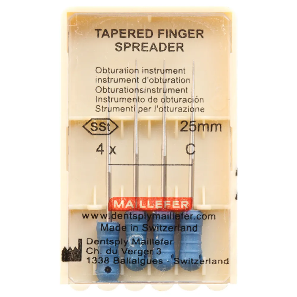 1Pack Dental Tapered Finger Spreader File (21/25/31mm) #ABCD SSt Endo Root Canal Files Hand Use Endodontic Dentistry Instruments 5