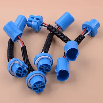 

5pcs Headlight Fog Driving Light 18cm Extension Wiring Harness Socket Connector Fit For 9007 9004 HB5