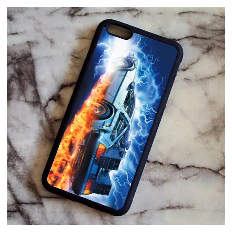 KETAOTAO Назад в будущее чехлы для телефонов с принтом для iPhone 4S 5C SE 5 5S 6 6S 7 8 Plus XR XS Max Чехол Мягкий ТПУ резиновый силиконовый - Цвет: Оранжевый