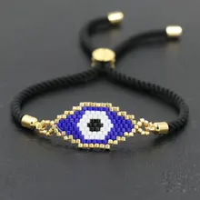 Lucky турецкий браслет Evil Eye для мужчин и женщин красная веревка Резьба Шарм золотистые браслеты чакра Pulseira пары ювелирные изделия подарок