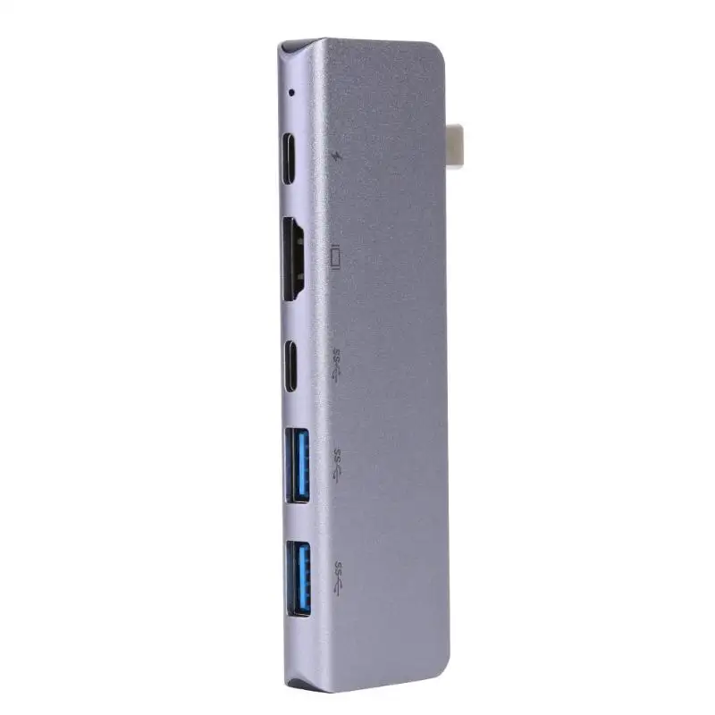 5 в 1 USB TYPE-C концентратор USB-C до 4K HDMI USB TYPE-C адаптер для ПК ноутбука