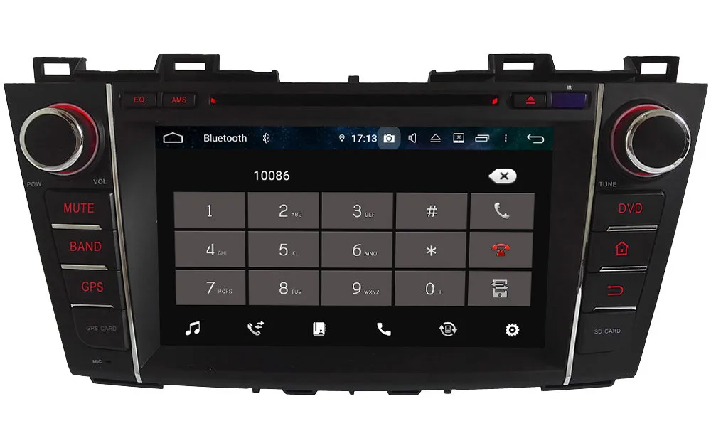 Discount Klyde IPS 4G WIFI Android 9.0 Octa Core 4GB RAM 64GB ROM BT DSP Car DVD Multimedia Player Stereo For Mazda 5 Premacy 2009-2013 2