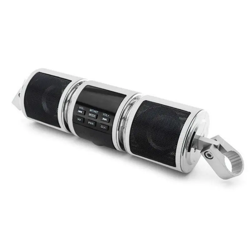 

Motorcycle MP3 Music Player Speaker Bluetooth FM Radio Stereo Adjustable Bracket L9BC