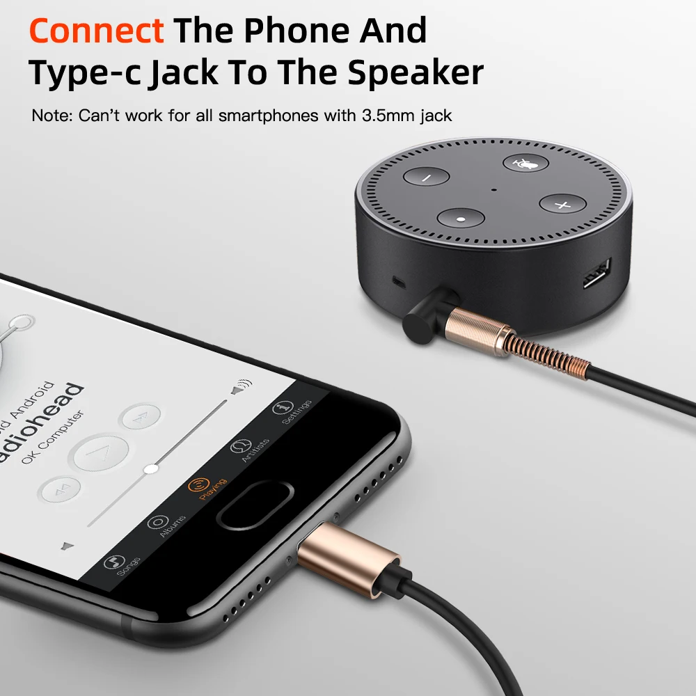 Автомобильный аудиокабель с разъемом USB Type C и штекером 3 5 мм|Кабели VGA| |