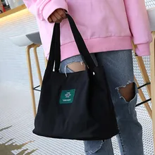 Женская Ретро-сумка из парусины с надписью для девочек, сумки через плечо для женщин, модные повседневные сумки на плечо#35