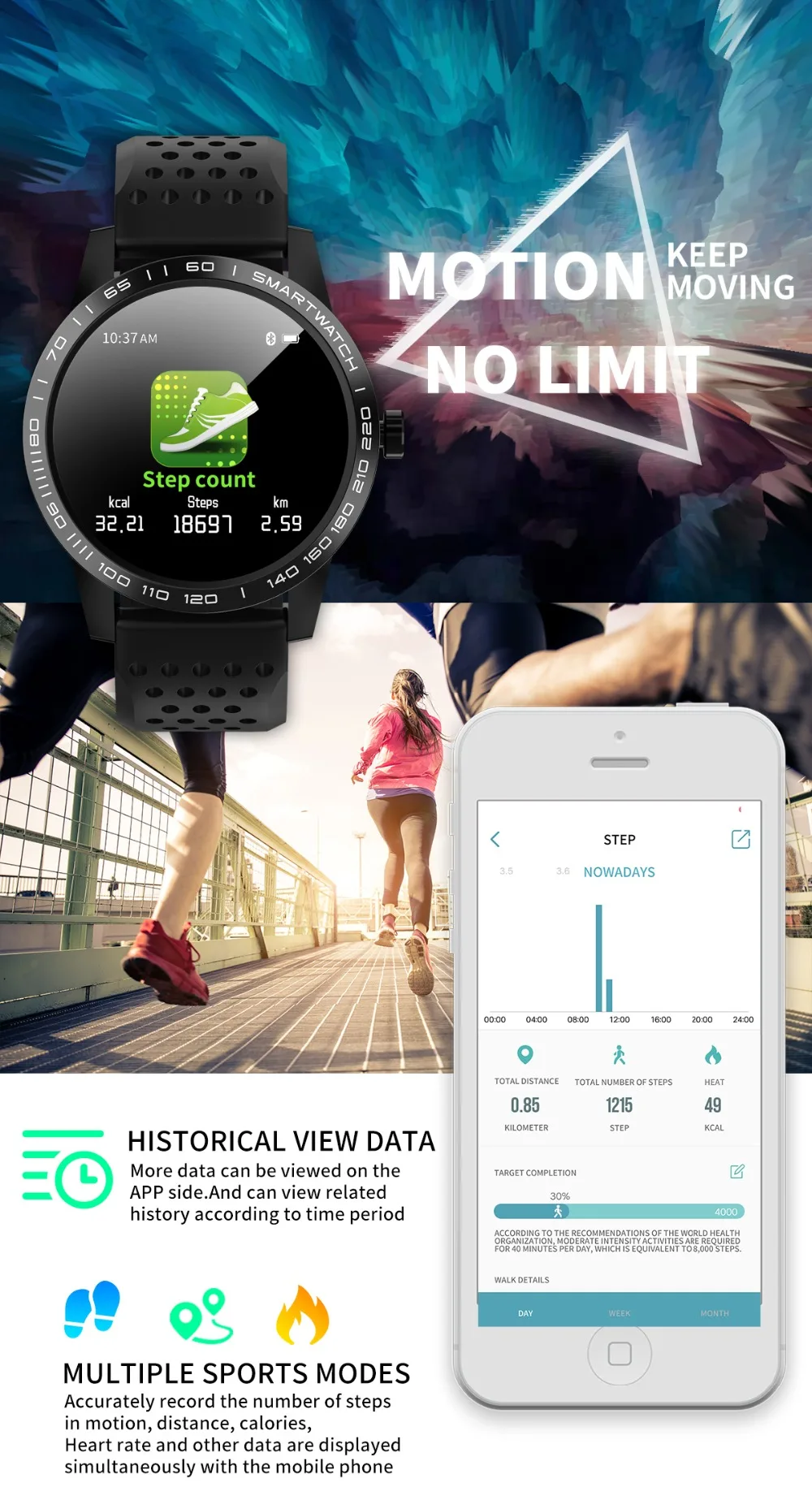 Longet фитнес-трекер умный Браслет T2 спортивный монитор сердечного ритма кровяное давление сна влагостойкие умные часы с ремешком smartband для мужчин