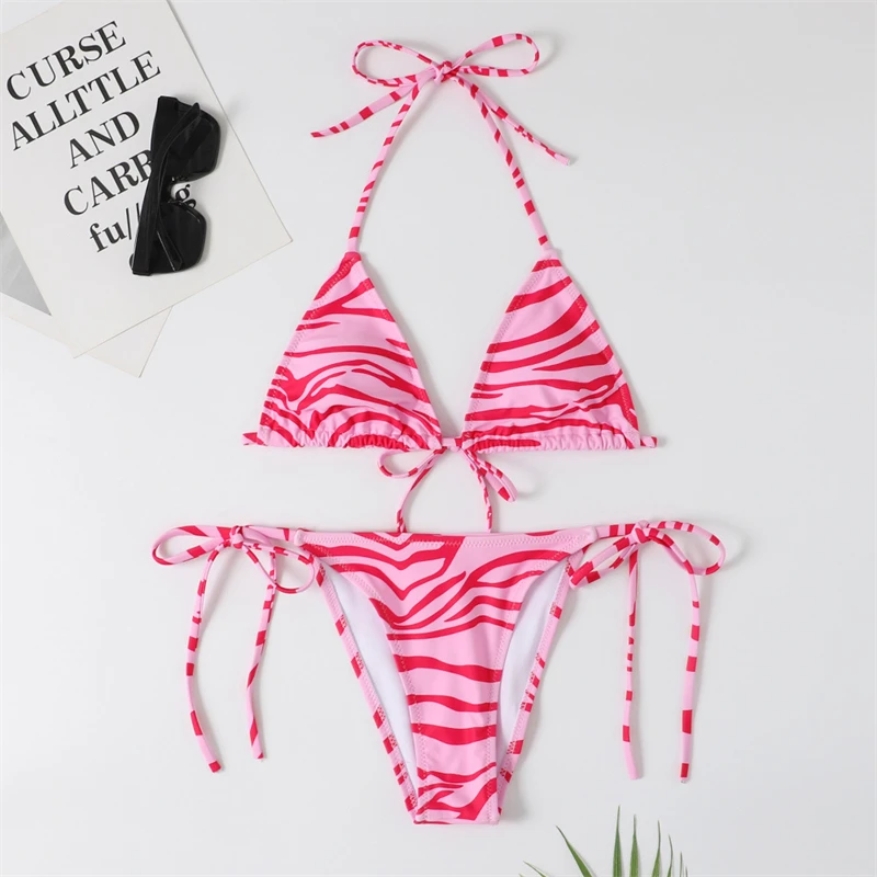 printed bikini set