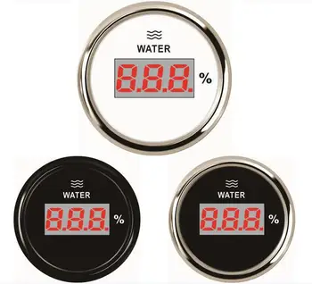 

1pc 0-190ohm Input Signal Water Level Gauges 52mm Waterproof Digital Water Level Meters 240-33ohm for Car Truck Motorcycle Boat