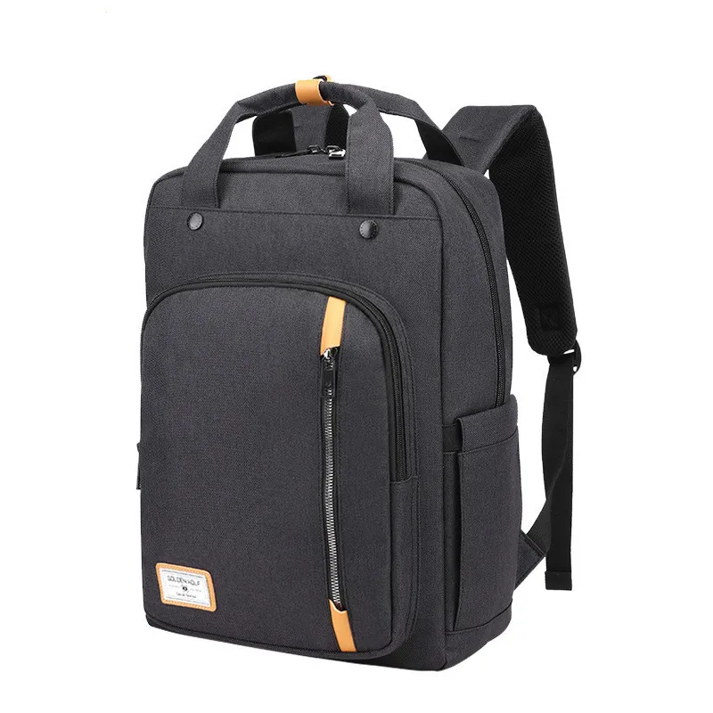 

Gold Head Wolf 2019 Man Bag More Function Will Capacity Both Shoulders Package Backpack Travel College Student A Bag