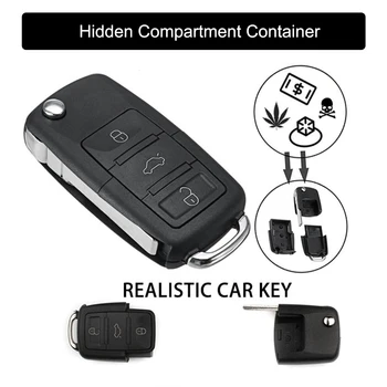 Diversion Safe Hidden Secret Compartment Stash Box Discreet Decoy Car Key Fob to Hide and Store Money 1