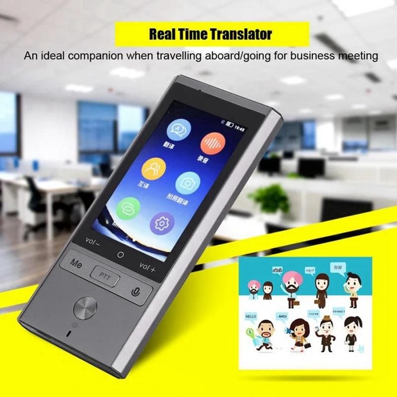 75 sprachen Echtzeit Übersetzung 4G Wifi + Gps + Bt Multifunktions Smart Übersetzer Unterstützung T