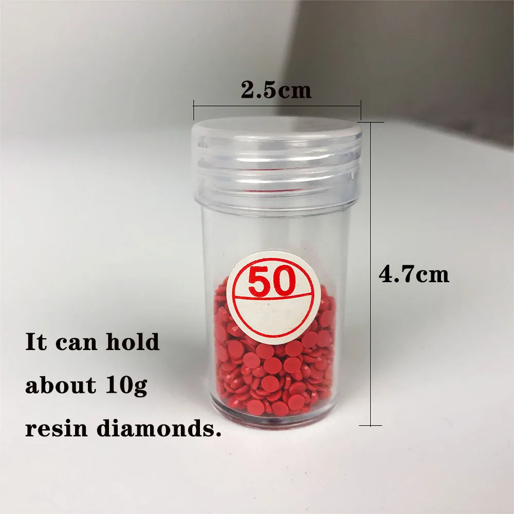 30/60/90/120 Bottles Diamond Painting Accessories Container Bottles Diamond Painting Tools Crystal Bead Storage jar diamond painting accessories diamond painting accessory box