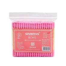 Одноразовые Инструменты для ухода за здоровьем ватные палочки Чистка ушей RFID Блокировка двойная головка многофункциональные чистые советы для медицинских