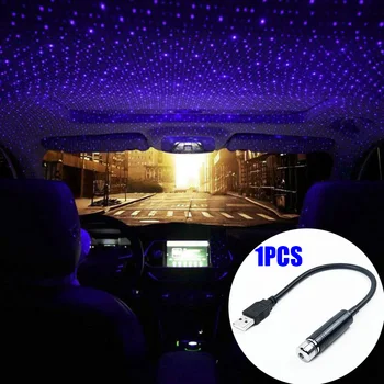 

Ambient Atmosphere lamp Star Light LED USB Purple Night Replacement 5 V Car Interior