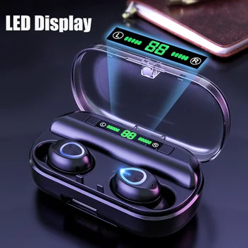 

Wireless Bluetooth 5.0 Earphones 8D Stereo Hifi Wireless Headphones Waterproof Sport Earbuds Headset Earphone Mic Charging Case