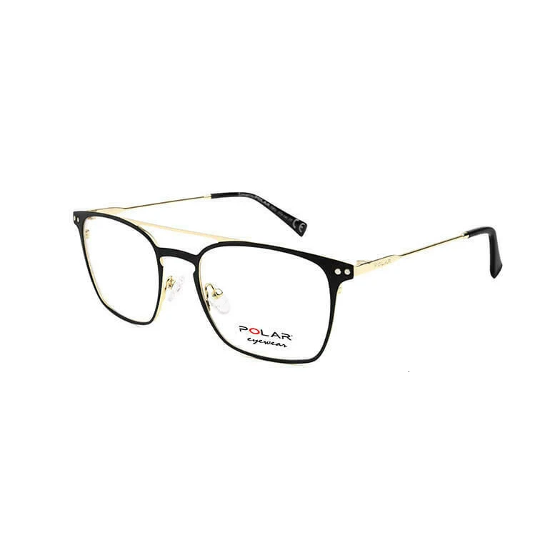 Gafa de vista POLAR 412 78 DORADO/NEGRO CON CLIP GRIS POLARIZADO