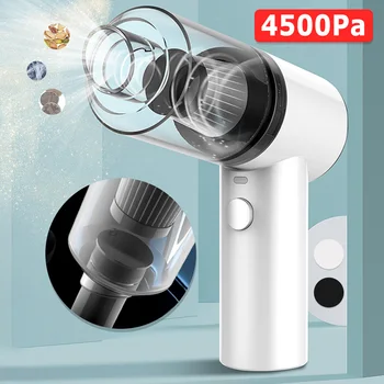 

Portable Mini Car Vacuum Cleaner Wireless Wet Dry Dual Use Handheld Auto Vacuum Cleaner for Car Interior & Home Cleaning